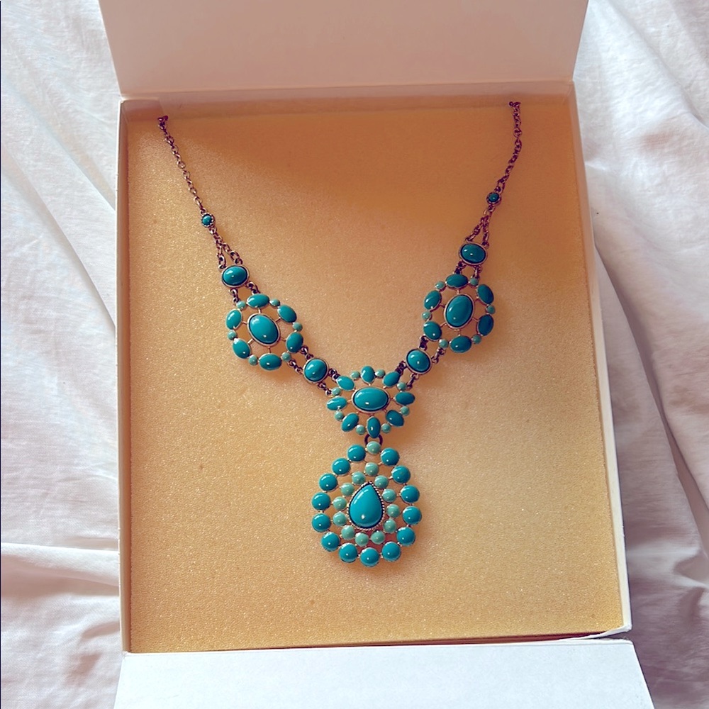 Stella & Dot Turquoise Statement Necklace